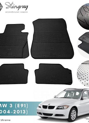 Коврики в салон bmw 3 (e91) 2004-2013 комплект из 4-х ковриков стингрей