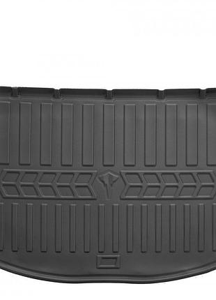 Резиновый 3d коврик в багажник на suzuki sx4 2013-2021 (верхній) stingray