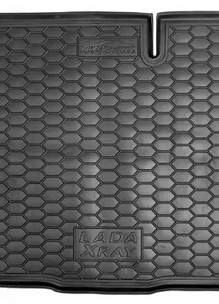 Коврик багажника lada xray 2016- (нижняя полка) avto-gumm