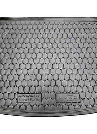 Коврик багажника chevrolet cruze 2011- (хетчбэк) avto-gumm