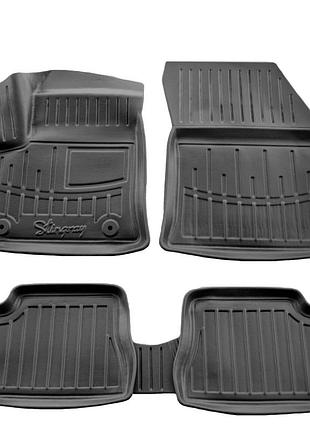 Резиновые 3d коврики в салон на jeep avenger 2023- stingray