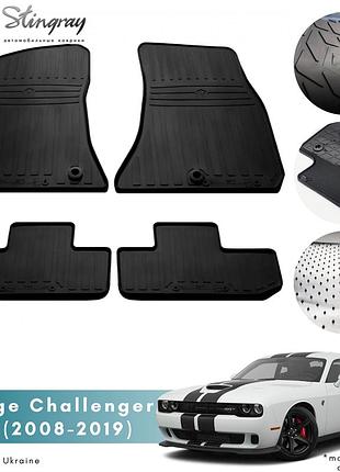 Коврики в салон dodge challender lll (2wd) 2008-2019 комплект из 4-х ковриков стингрей