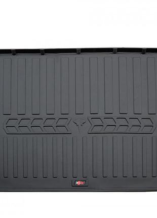 Резиновый 3d коврик в багажник на opel astra k 2015-2021 (universal) stingray