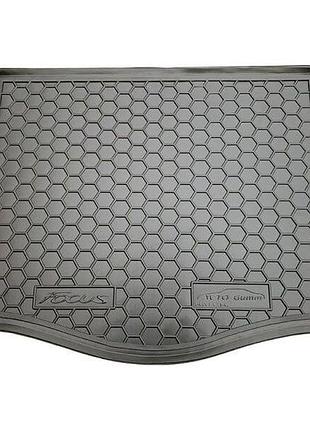 Коврик багажника ford focus 2011- (хетчбэк)(докатка) avto-gumm