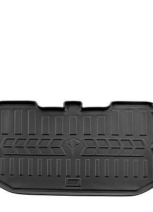 Резиновый 3d коврик в багажник на nissan note (e11) 2004-2013 (нижний багажник) stingray