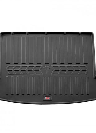 Резиновый 3d коврик в багажник на hyundai tucson (nx4) 2021- (с сабом) stingray