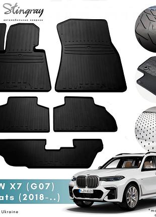 Килимки в салон bmw x7 (g07) 2018- комплект з 5 килимків стингрей