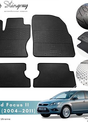 Килимки в салон ford focus ii 2004-2011 комплект з 4 килимків стингрей