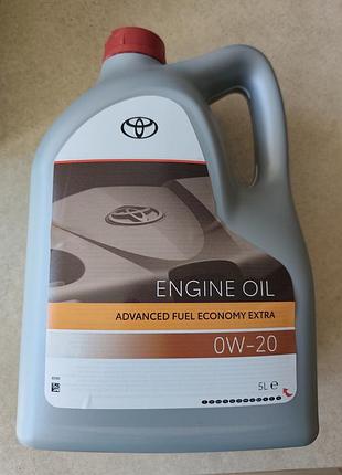 Оригинальное масло toyota fuel economy extra 0w-20 (5l)