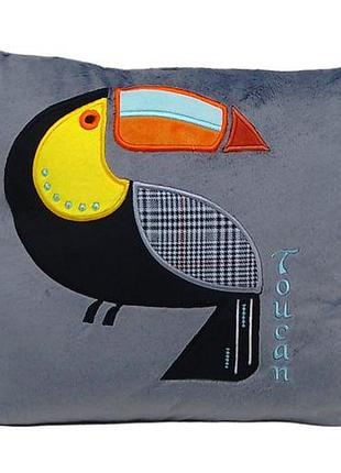 Декоративна подушка "toucan birds" (30 см.)
