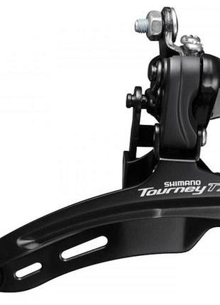 Переключатель перед. п/тя верхняя хомут 3 индекс max-42t 28.6мм shimano fd-tz500 черный
