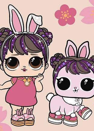 Картина по номерам "l.o.l. surprise! chinese new year doll & pet" 40х40 см