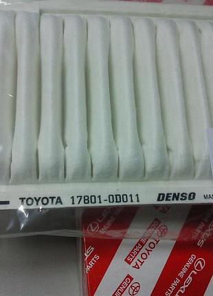 Фильтр воздушный (оригинал) на toyota avensis (t25), corolla (120)