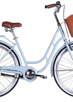 Велосипед st 28" dorozhnik retro velosteel рама-19" блакитний 2025