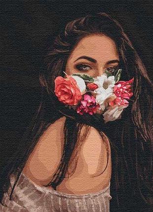 Картина по номерам "цветочное дыхание" ★★★★