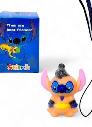 Игрушка велюровая, брелок "стич" сюроприз в коробке, 5 см