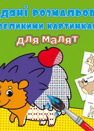 Книга "водяные раскраски: лесные животные"