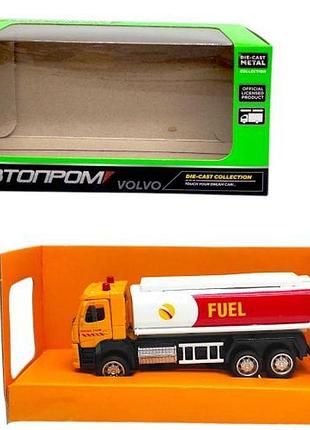 Машина металлическая "автопром. 1:72 volvo oil tanker"