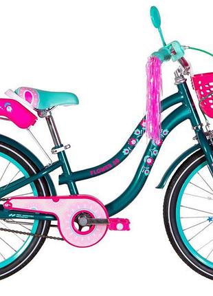Велосипед st 20" formula kid flower premium bh рама-10" темно-зеленый 2026