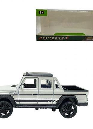 Машина металлическая 1:32 g-wagon picup (белый)