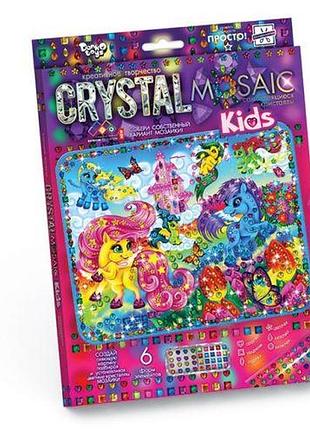Набор для креативного творчества "crystal mosaic kids", "пони"