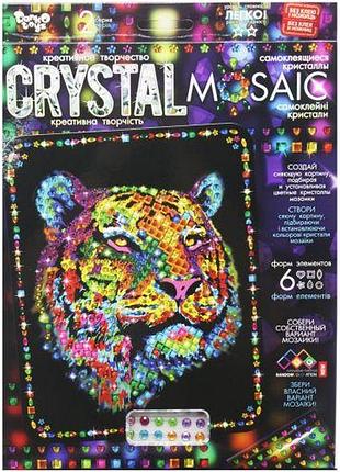 Набор для креативного творчества "crystal mosaic", "тигр"