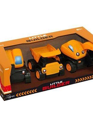 Набір авто "little builder" 3 шт., tigres