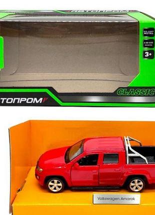 Машинка металлическая "автопром: volkswagen amarok" (красный)