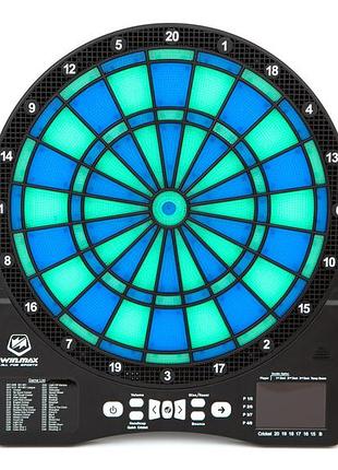 Дартс електронний winmax lighting shocker синій 39.5 x 2.5 x 45 см