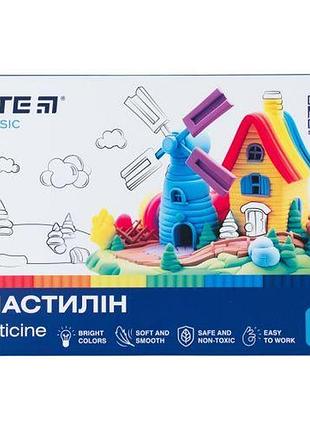 Пластилин, 8 цветов, 160 г. kite classic