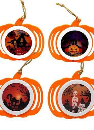 Гарбуз із підвісом "halloween", 12*14,5 см (мікс видів)
