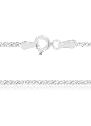 Серебряная цепочка, корейская (попкорн) (175 м3/45с)