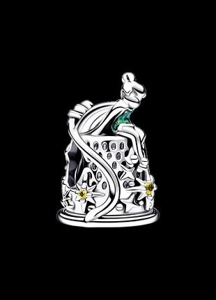 Серебряная бусина pandora "звездный наперсток динь-динь"