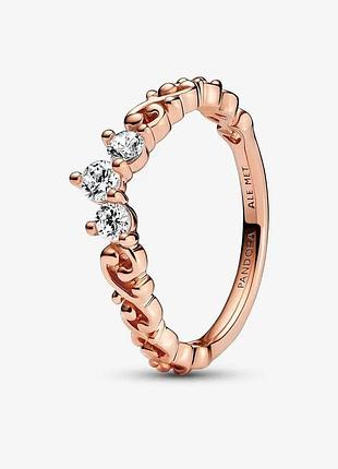 Серебряное кольцо pandora "королевская тиара"