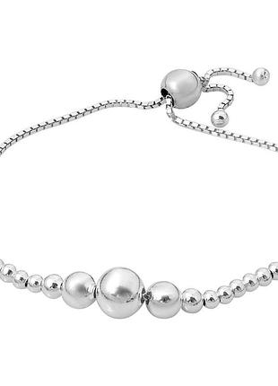 Серебряный браслет komilfo с без камней, вес изделия 4,06 гр (2160472) adjustable размер