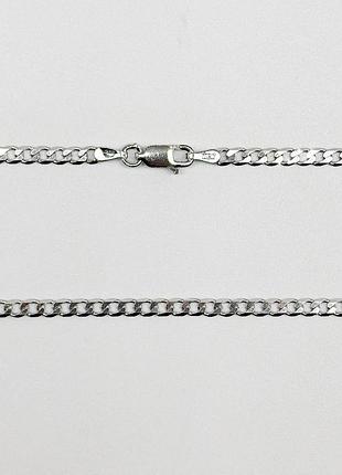 Серебряная цепочка, плетение гурмет (панцирь), размер 45 см x 0,3 см, вес: 5.6 г