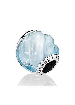 Серебряное ожерелье pandora "голубой прибой"