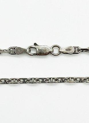 Серебряная цепочка, якорь гуччи (822)