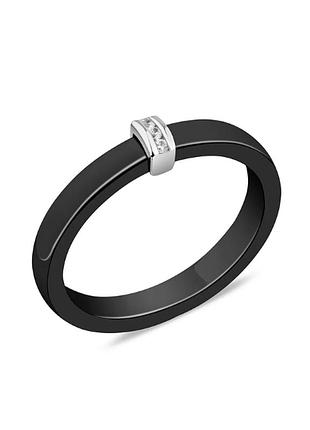 Серебряное кольцо в стиле "bvlgari" со вставкой фианит