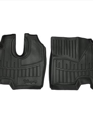 Резиновые 3d коврики в салон на mercedes-benz atego 1998-2004 (1+1) stingray