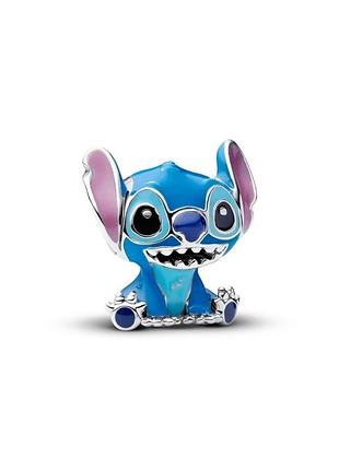 Серебряное ожерелье pandora "стич" лило и стич
