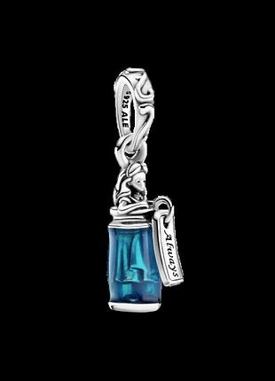 Серебряное ожерелье pandora "алиса в стране чудес. волшебный напиток"