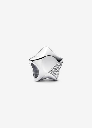 Серебряная бусина pandora "счастливая звезда"
