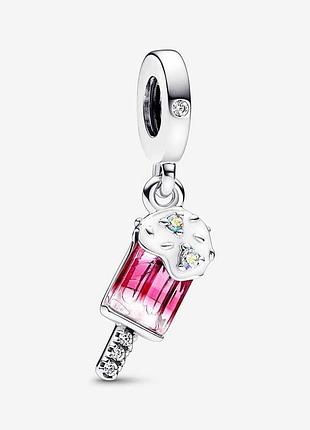 Серебряное ожерелье pandora "эскимо"