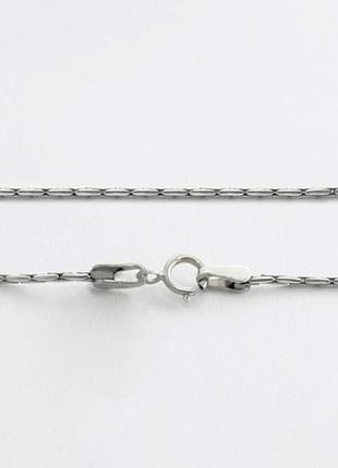 Серебряная цепочка, бостон (кардано) (829), размер 50 см x 0,15 см, вес: 6.6 г