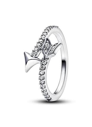 Серебряное кольцо pandora "блестящая стрела"