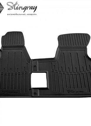 Резиновые 3d коврики в салон на volkswagen transporter t4 1990-2003 (1+2) stingray