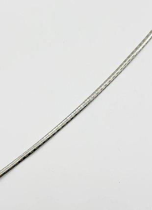 Серебряный браслет, размер 19 см x 0,4 см, вес: 9.2 г