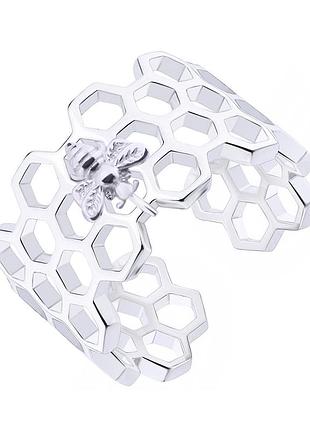 Серебряное кольцо, размер 16,5, вес: 3.5 г