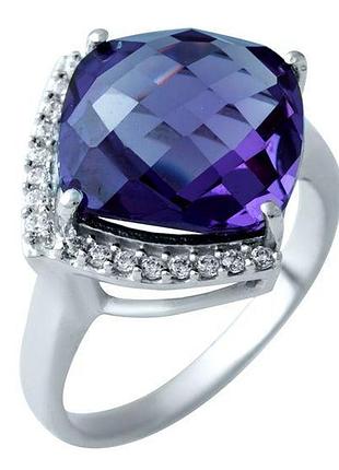 Серебряное кольцо komilfo с александритом 8.592ct, вес изделия 5,31 гр (1913499) 19 размер